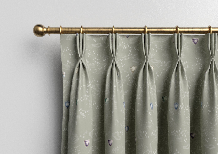 Jurassic Joust, Knights Way Templar - Made to Measure Curtains - Image 11